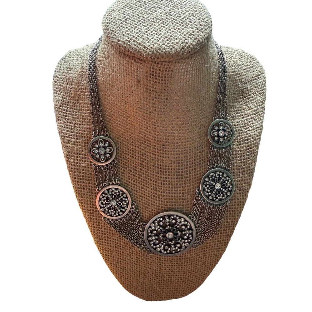 Touchstone Crystal Swarovski
Angelique Antique Collar Necklace
Adjustable